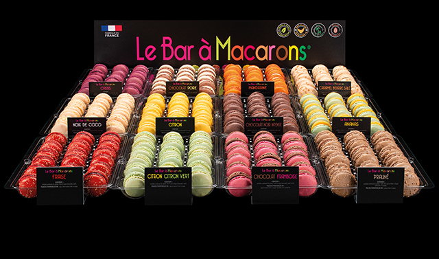 2015 création de la marque Bar à Macarons pour distribution en GMS